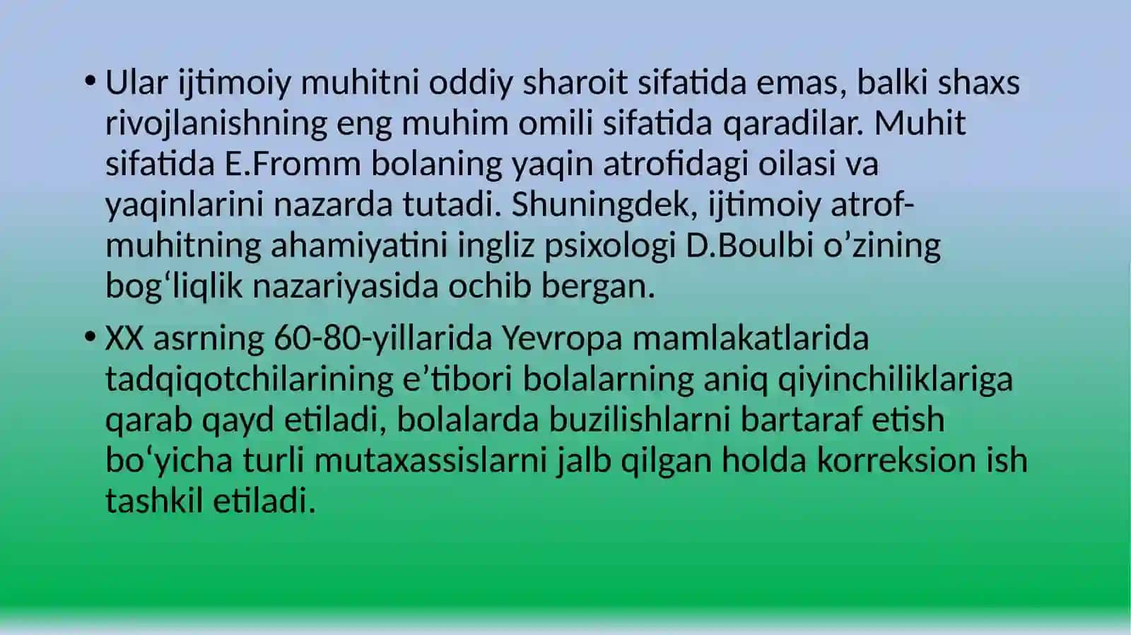 Xorijda ertatashxis va ilmij majmuaviy yordamning shakllanishi 3