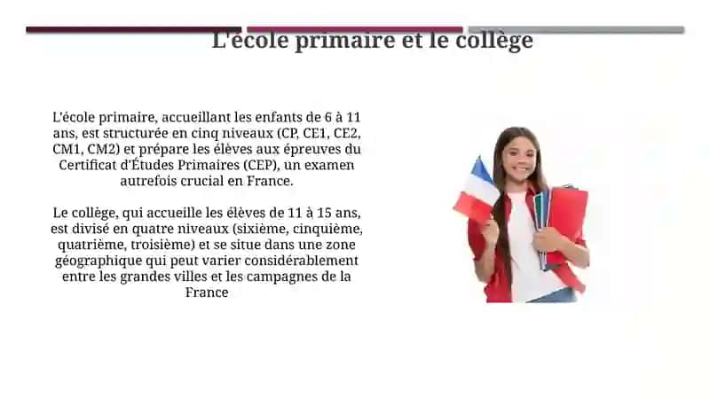 Le système scolaire en France 3