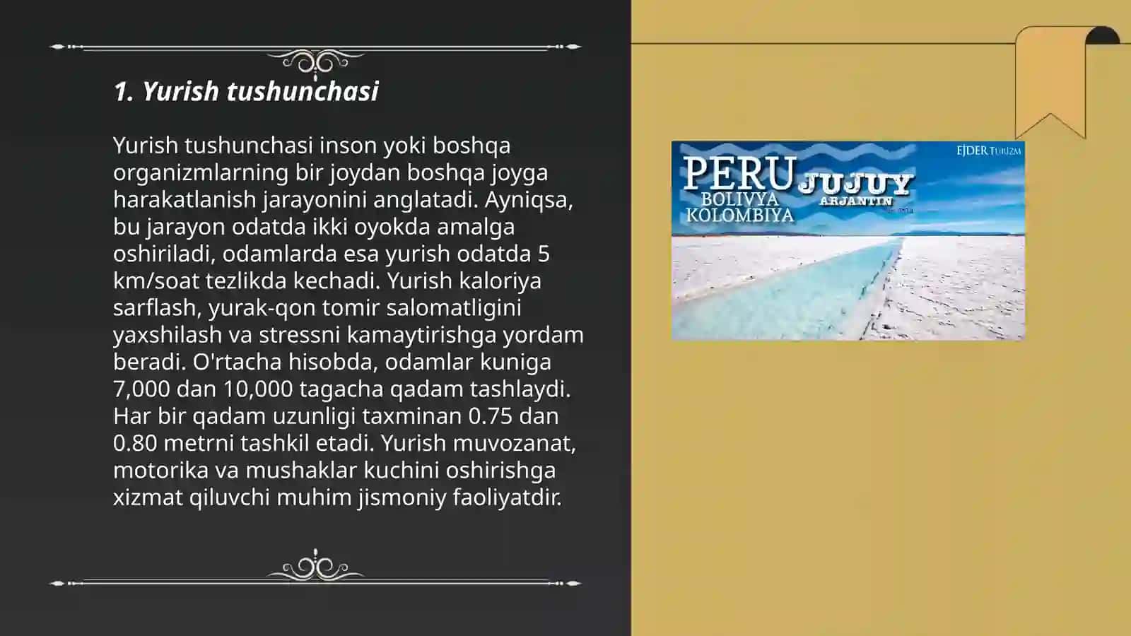 Yurish turlari va ularning tasnifi 3