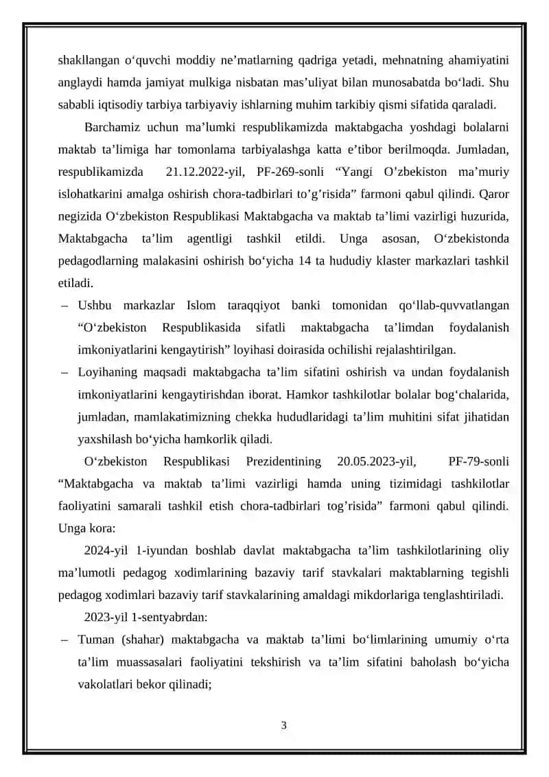 Tarbiyaviy ishlar jarayonida oʻquvchilarga iqtisodiy tarbiya berish usullari 3