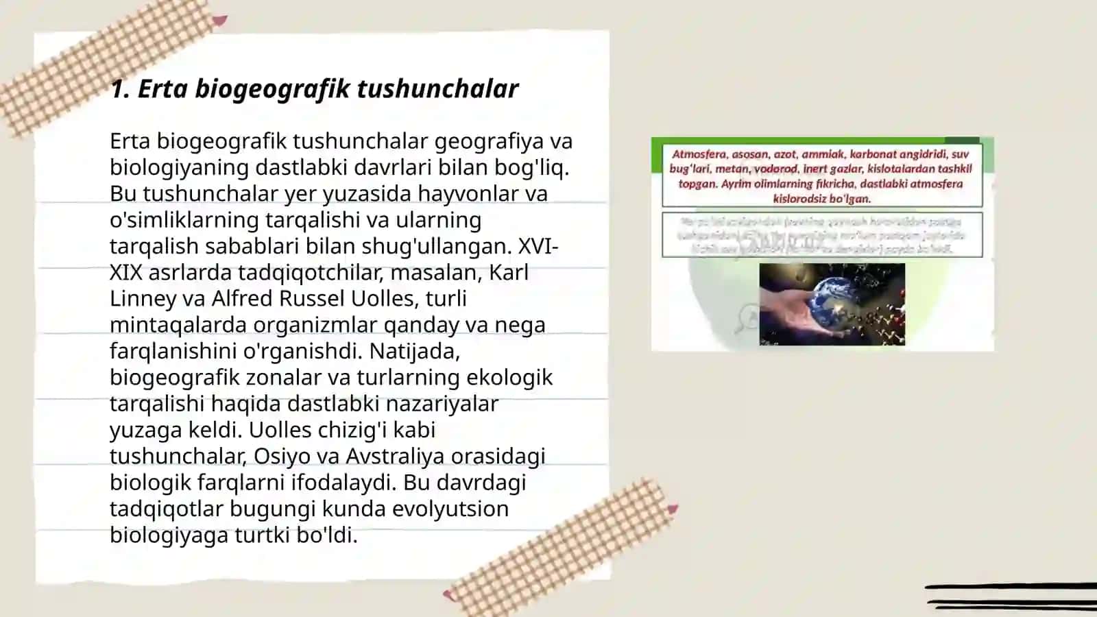 Biogeografiyaning qisqacha rivojlanish tarixi 3