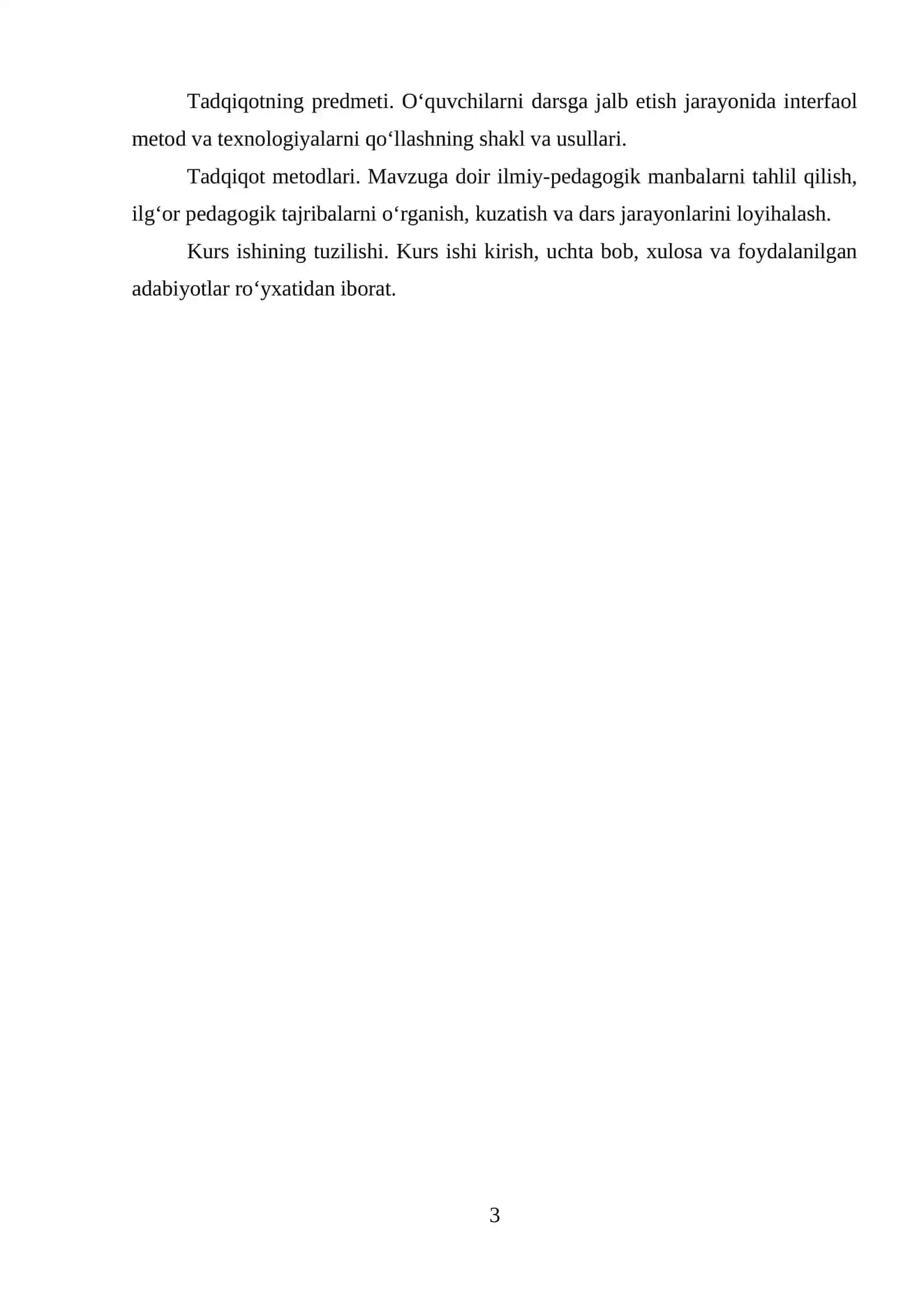 O’quvchilarni darsga jalb etishda interfaol metodlarning o’rni 3