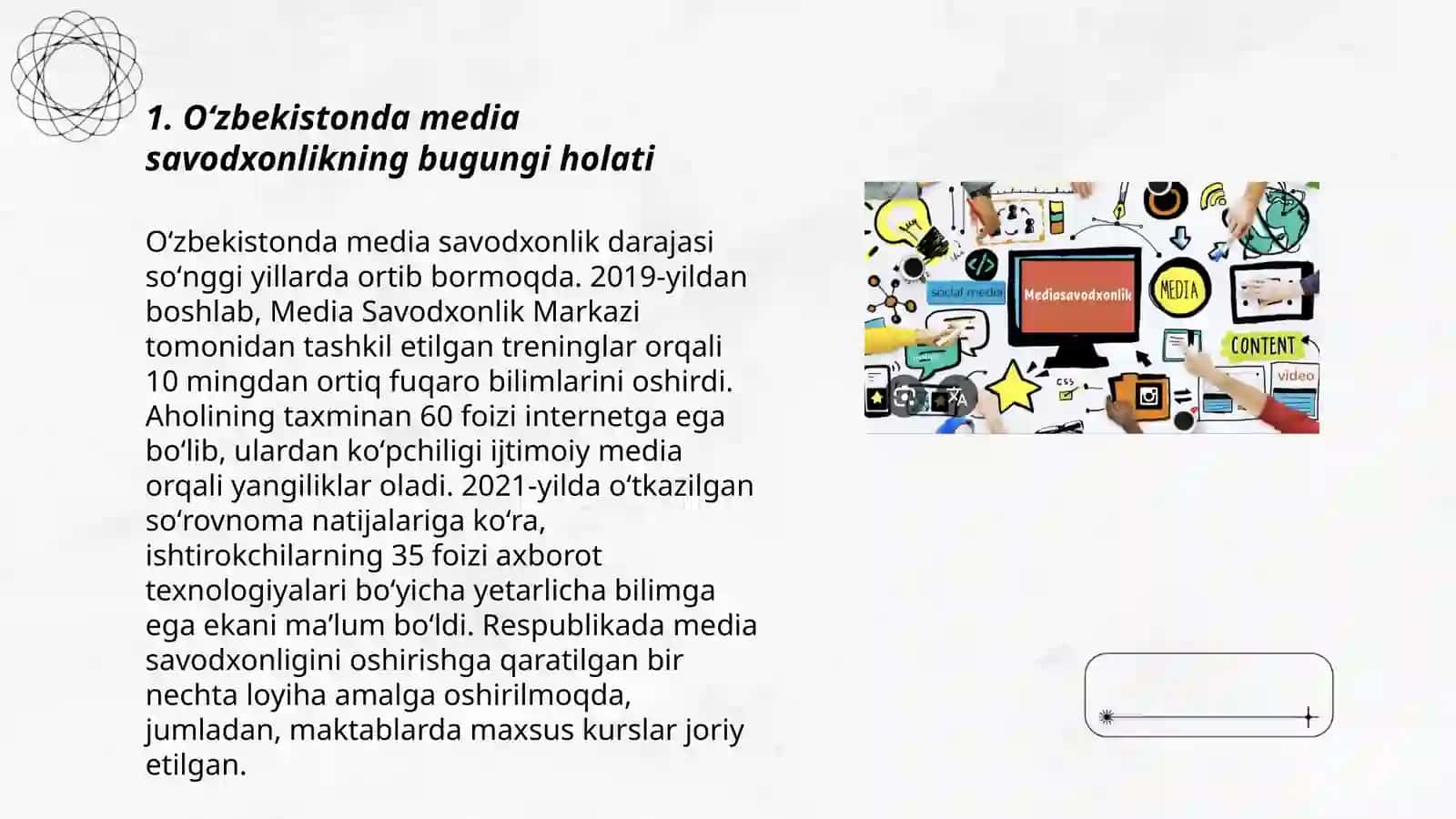Oʻzbekistonda media savidxonlik darajasi: taxlil va tendinsiyalar 3
