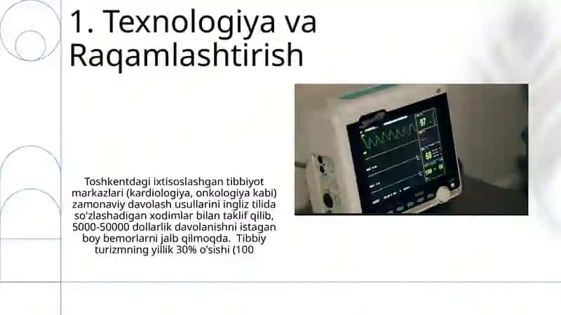 Tibbiy turizmni rivojlantirish 3