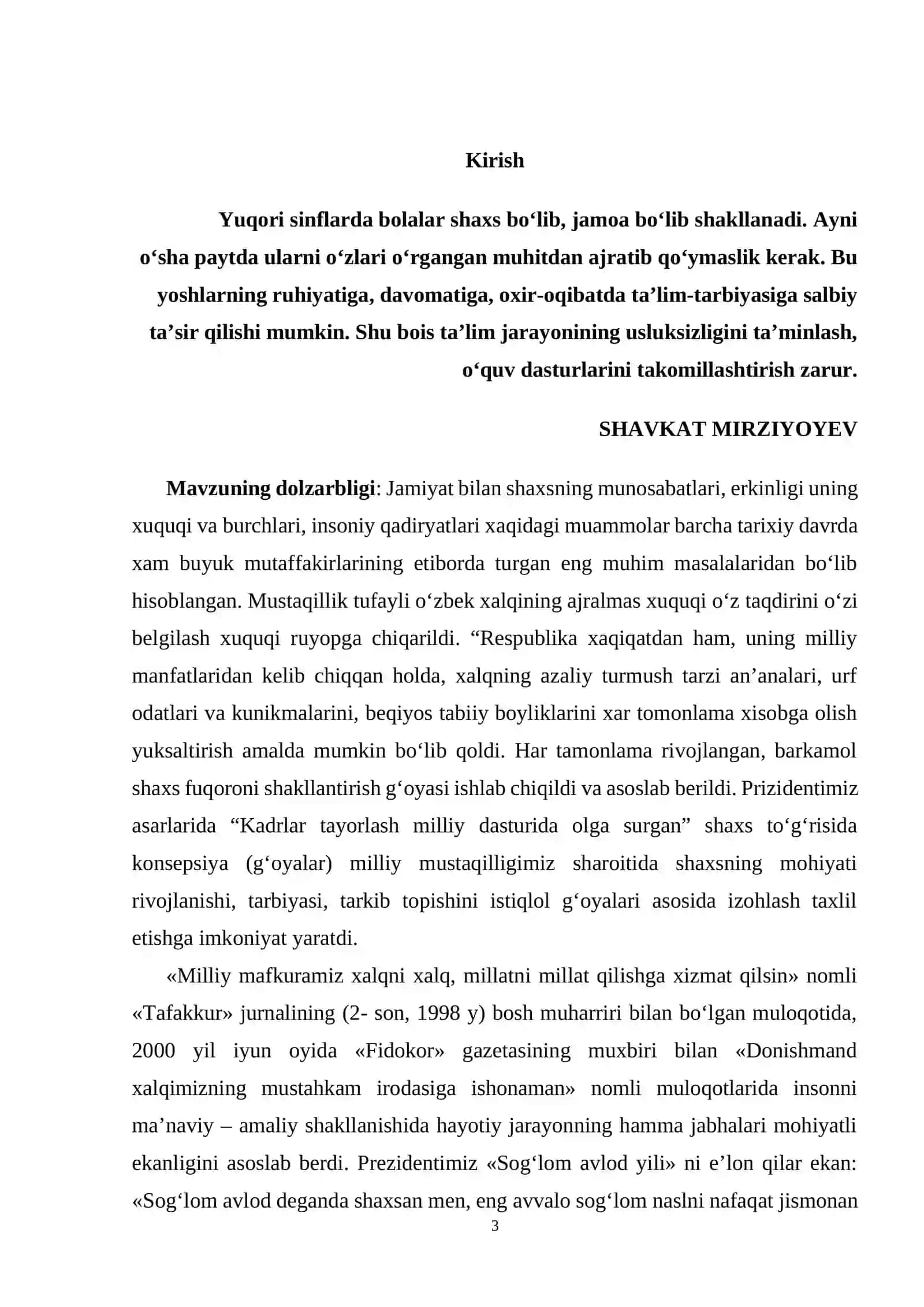 Shaxs ijtimoiylashuviga siyosiy, iqtisodiy, ekologik omillarning ta'siri 3
