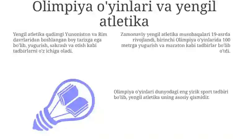 Yengil atletikaning rivojlanish tarixi 3