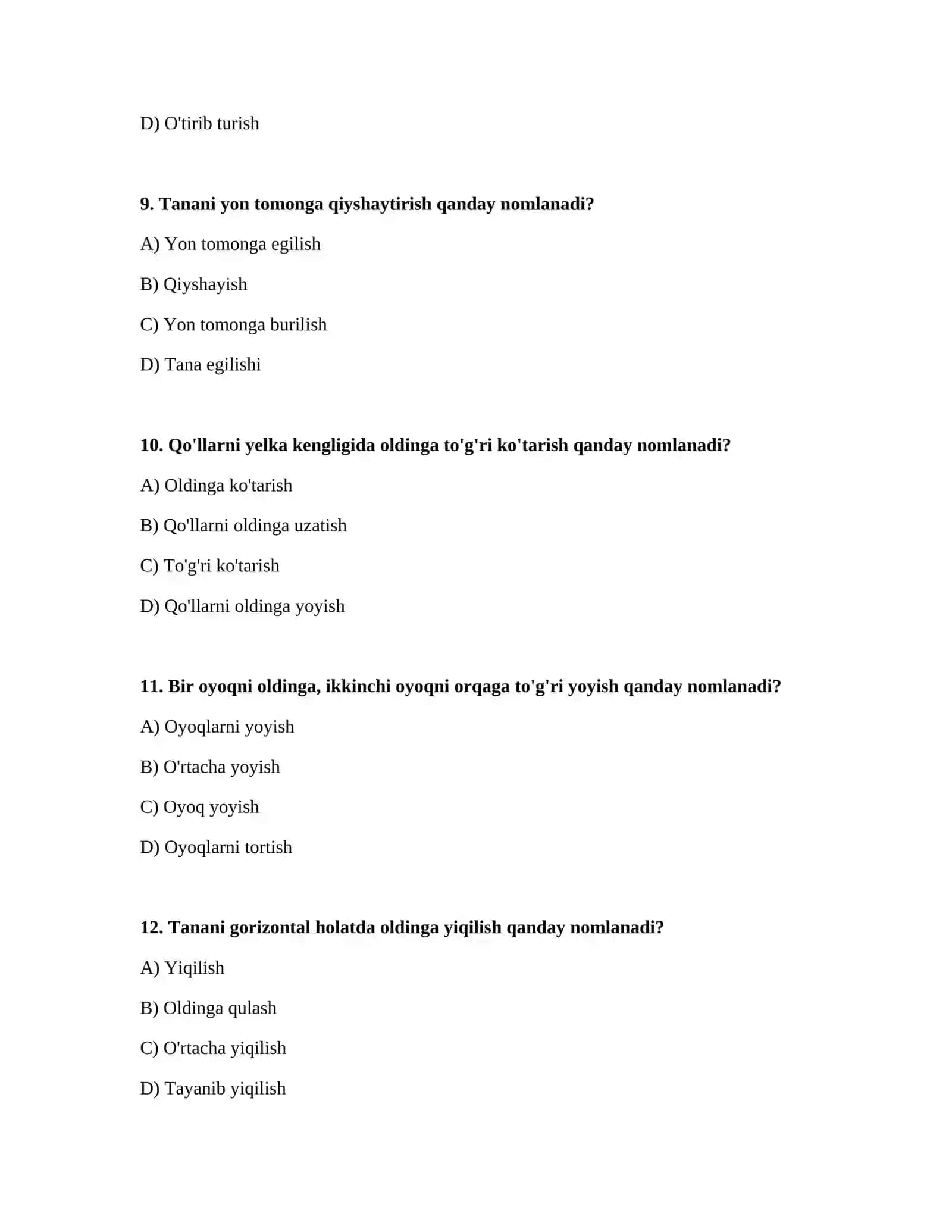 Gimnastikaga oid amallar! 3