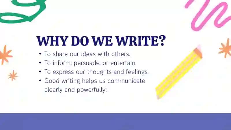 YOUR WRITING 3