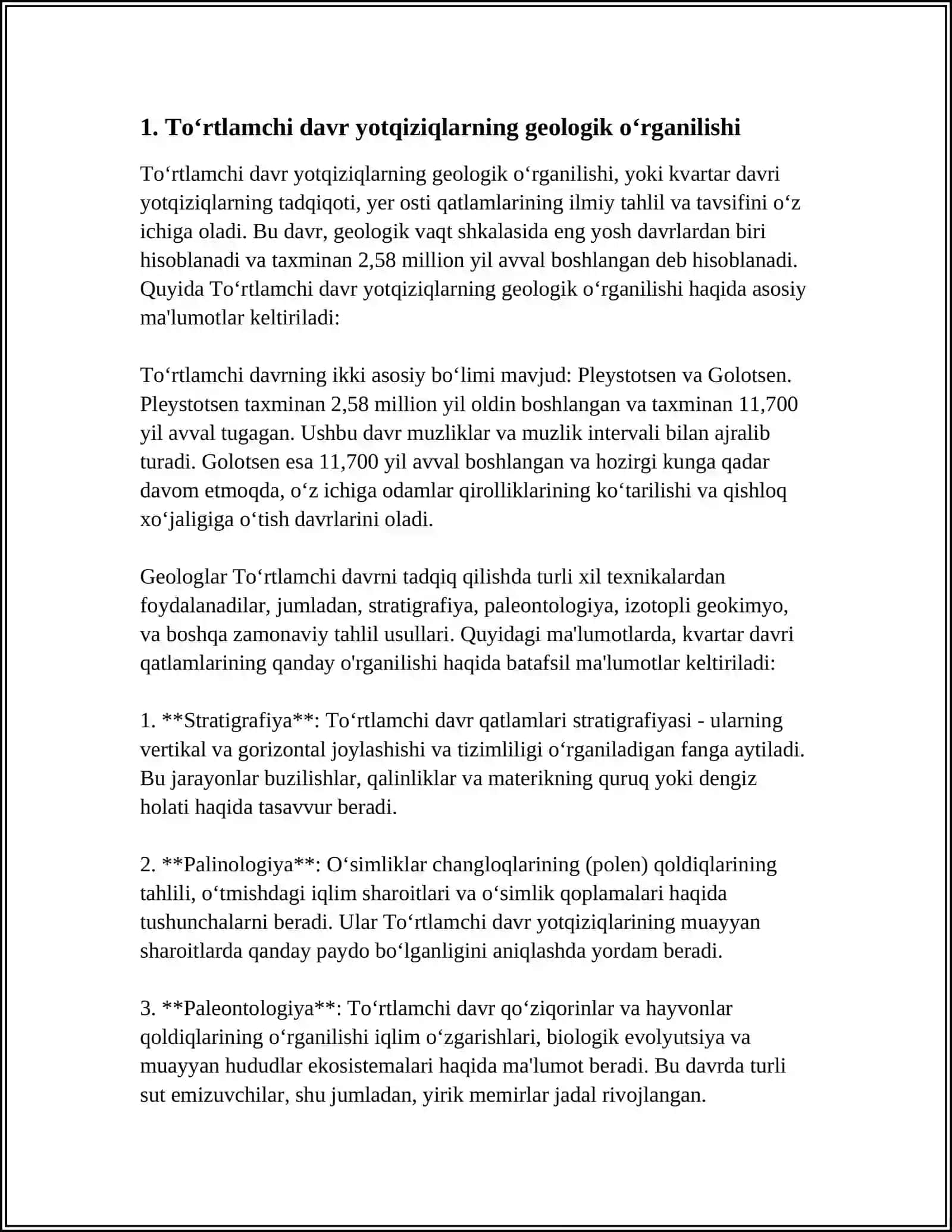 TABIATDA TOʻRTLAMCHI DAVR YOTQIZIQLARNING TARQALISHI 3