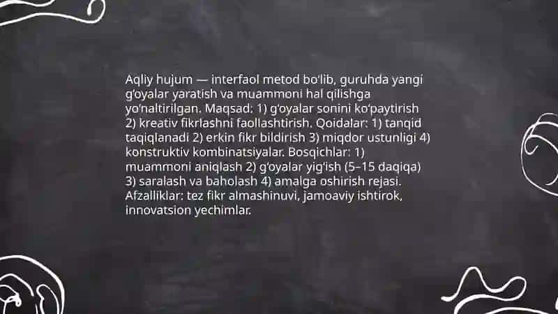 Interfaol metodlar 3