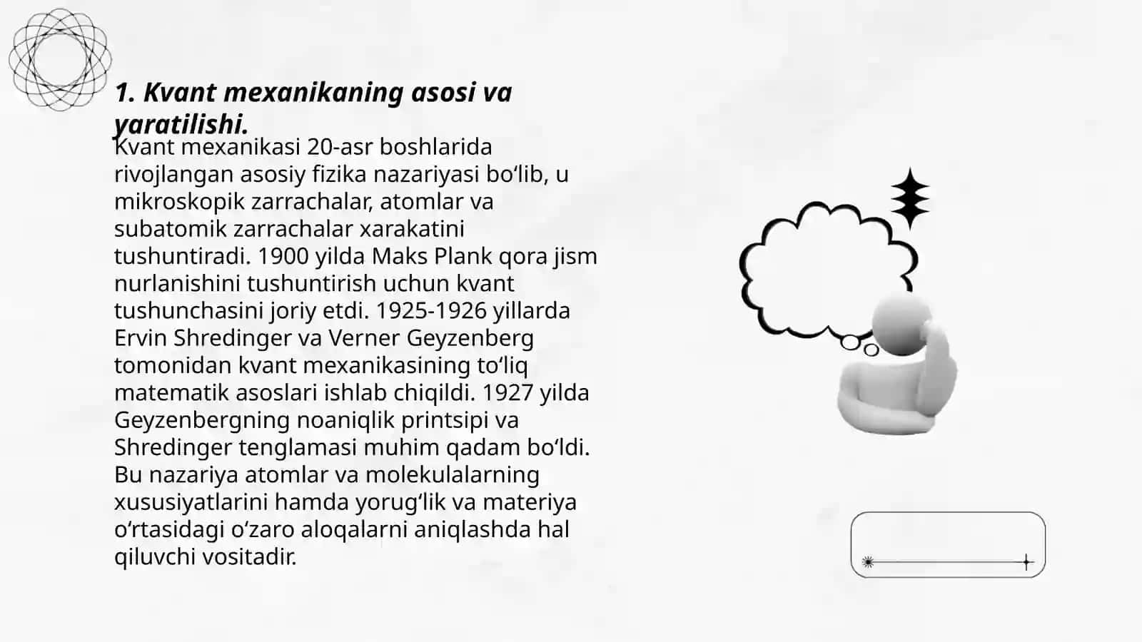 Kvant mexanikaning yaratilishi va kimyoning taraqqiyoti 3
