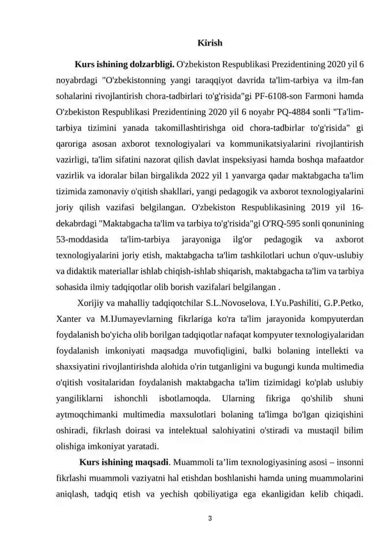 MAKTABGACHA TALIM TSHKILOTLARIDA MUAMMOLI O'QITISHNING MOHIYATI 3