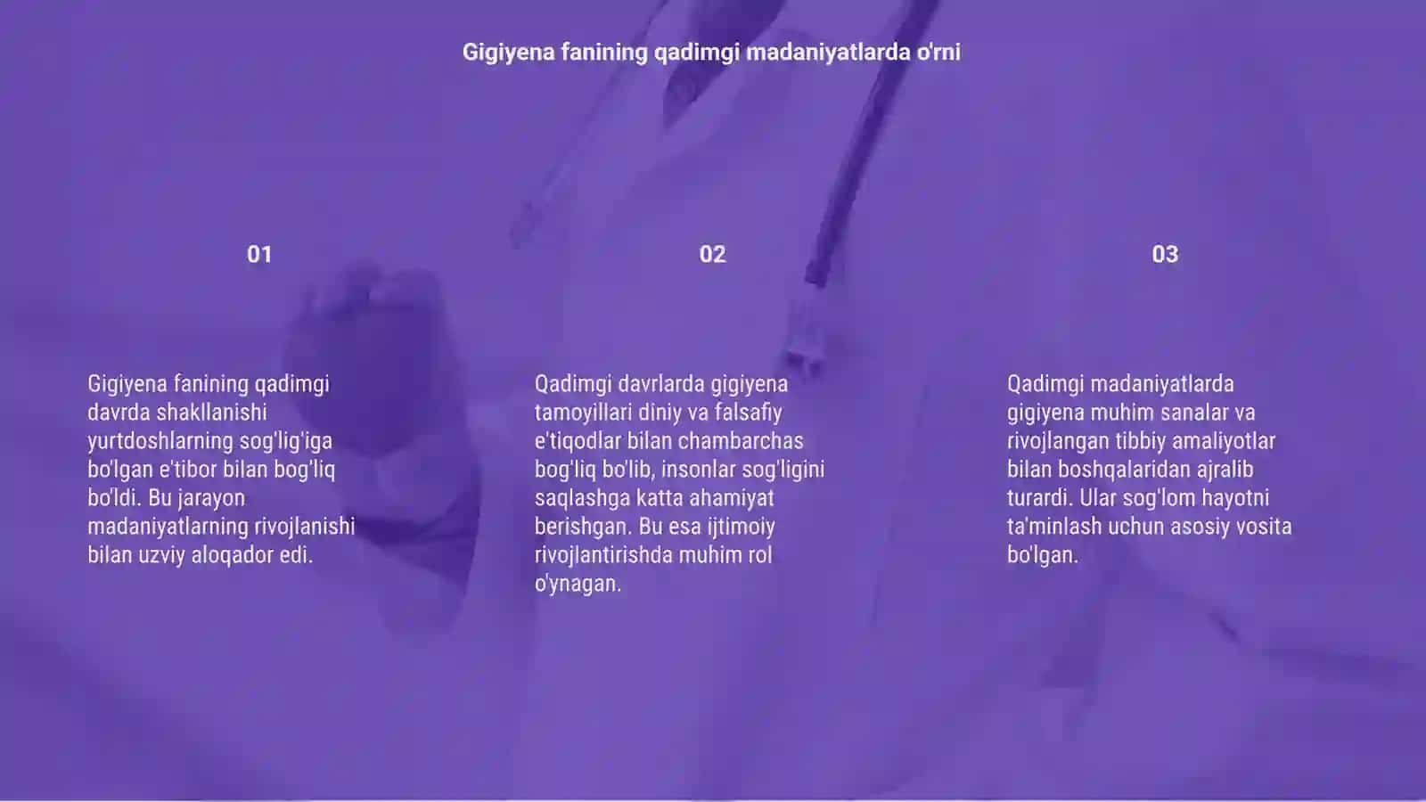 Gigiyena fanining qadimgi davrda shakillanishi 3
