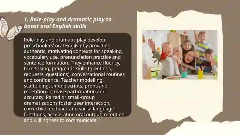 The importance of creative Tasks in the Learning of English by preschool children 3