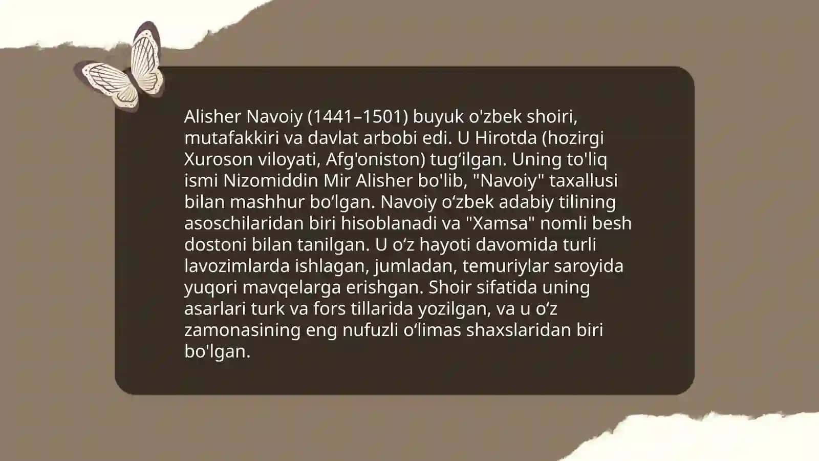 Alisher Navoiy hayoti va ijodi 3