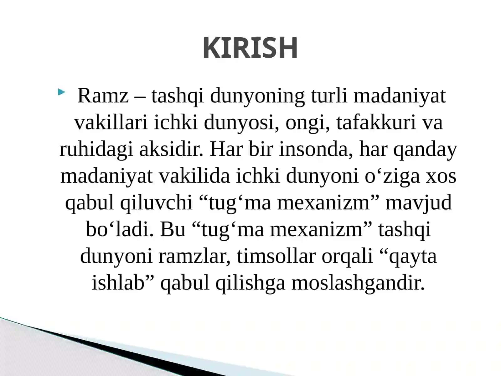 O'zbekiston Respublikasining davlat ramzlari va ularni qabul qilinishi. Davlat bayrog'i va gerbi misolida 3