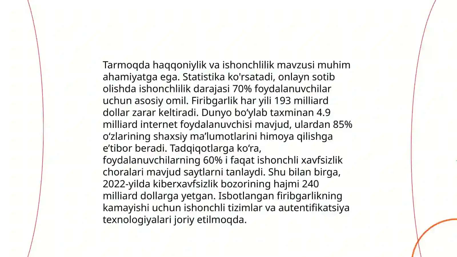 Tarmoqda haqqoniylik va ishonchlilik 3