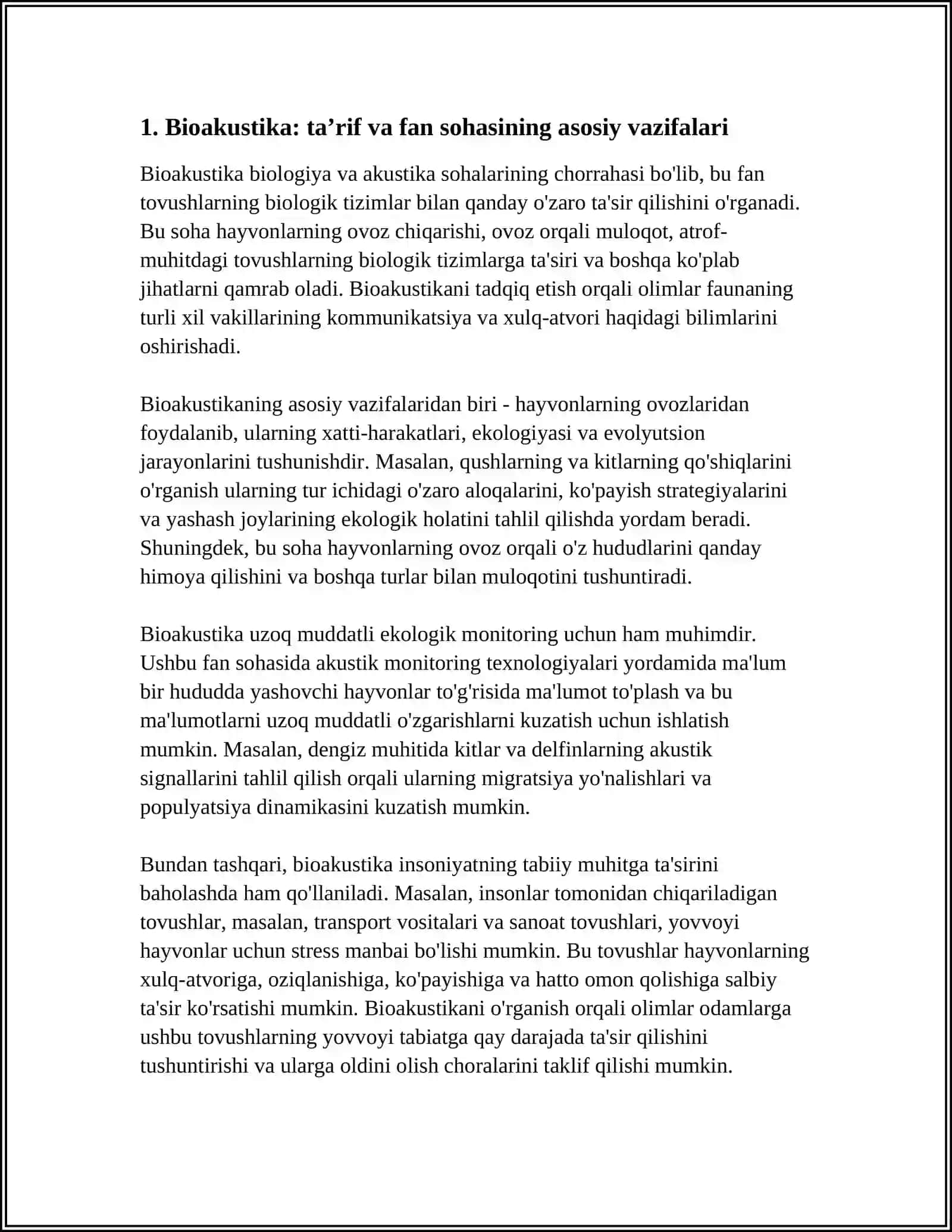 BIOAUSTIKA ASOSLARI 3