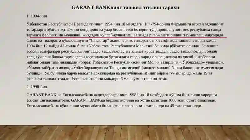 GARANT BANK 3