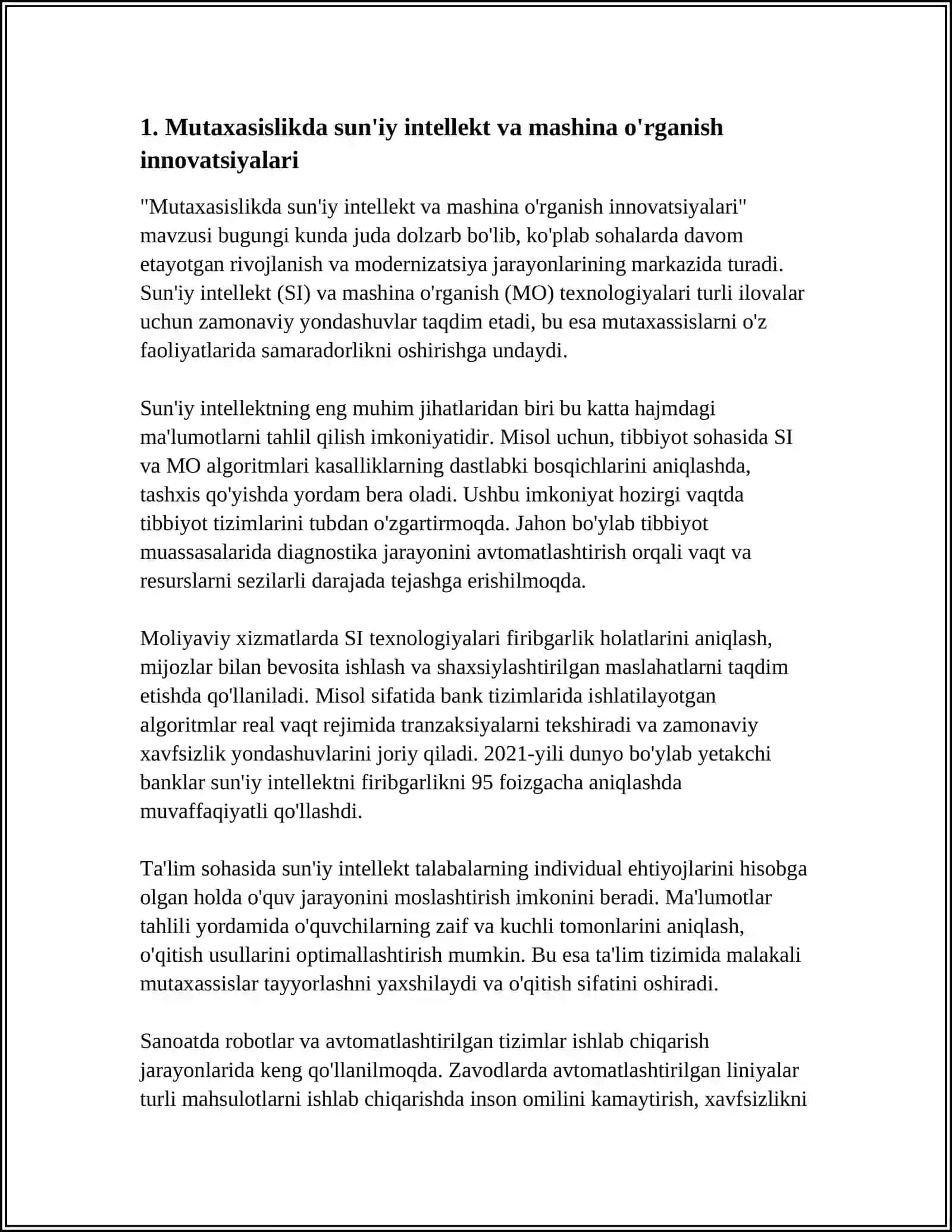 MUTAXASISLIKDA INOVATSIYALAR VA YANGILIKLAR 3
