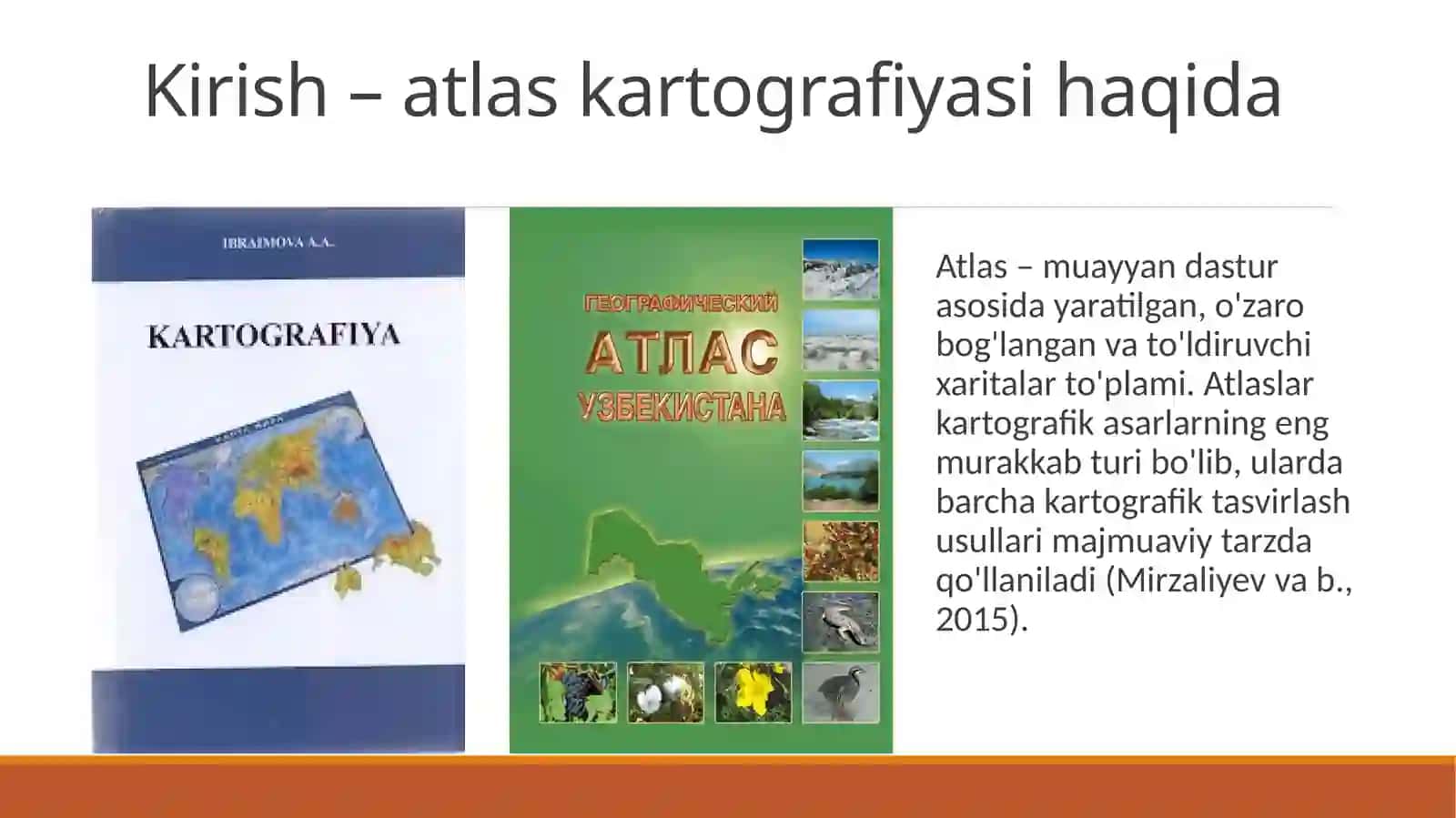 Geografik xaritalar dahodisalar ni kartografik tasvirlash usullari 3