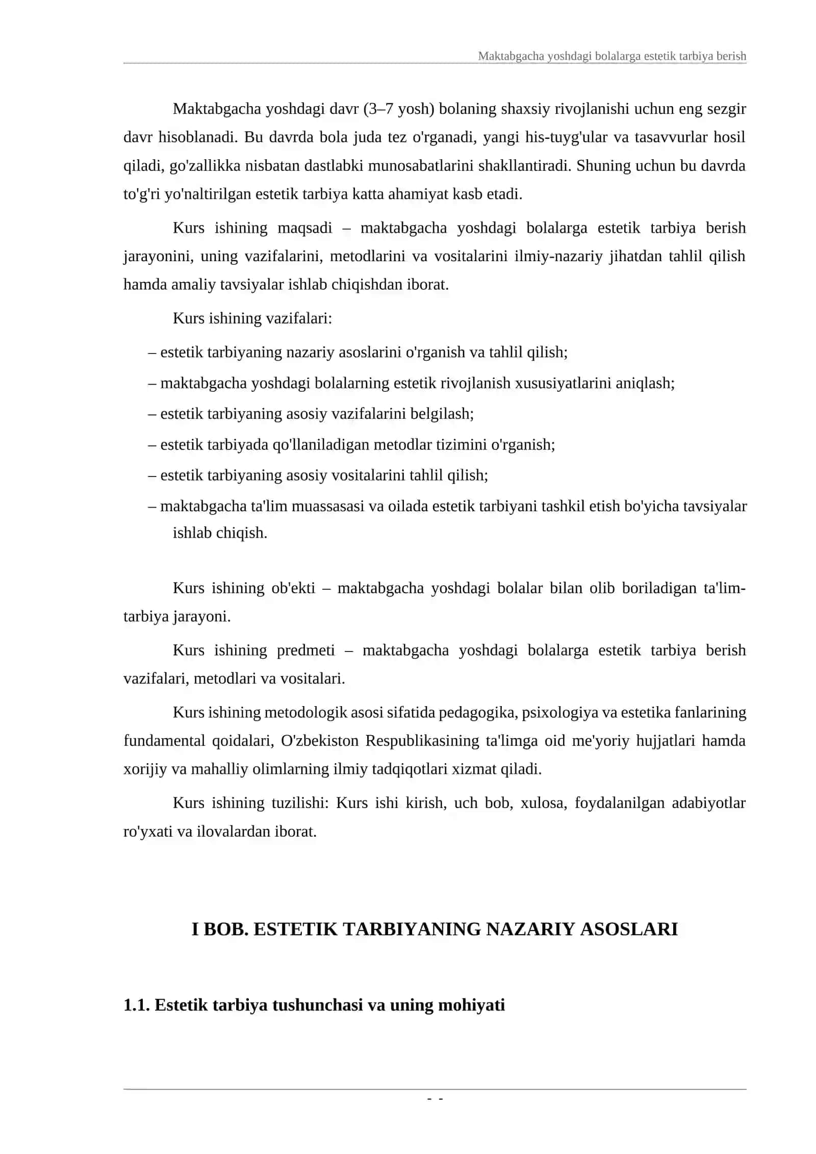 MAKTABGACHA YOSHDAGI BOLALARGA ESTETIK TARBIYA BERISH: VAZIFALARI, METODLARI VA VOSITALARI 3