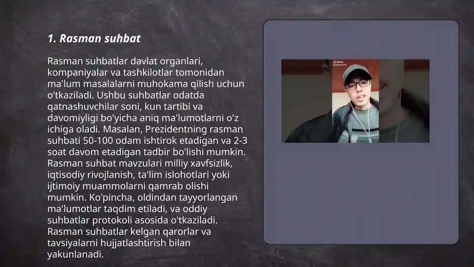 Rasman suhbatlar 3