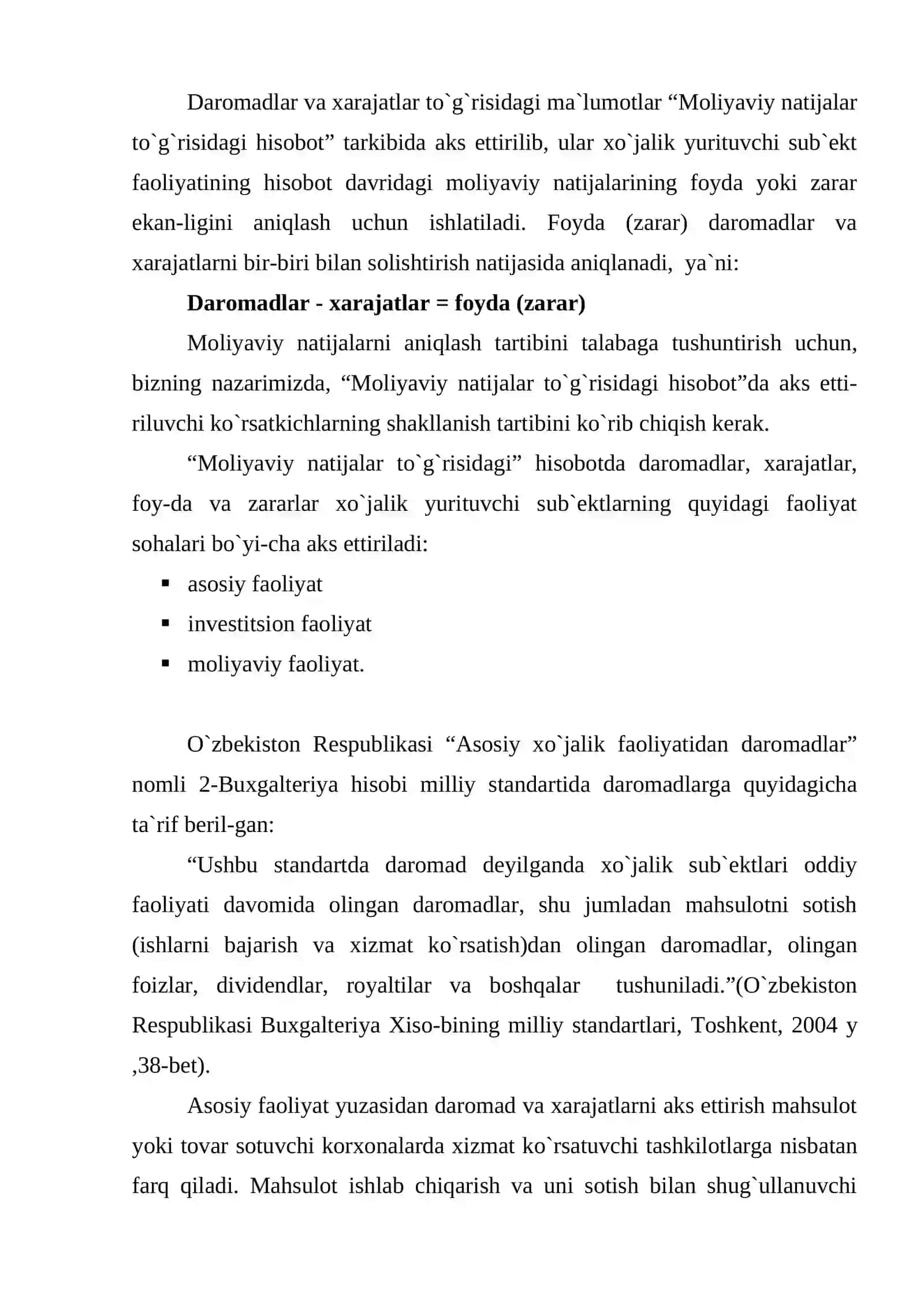 Daromadlarni tan olish va hisobotda aks ettirish 3