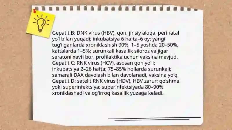 Gepatit B, C, D kasalliklari 3