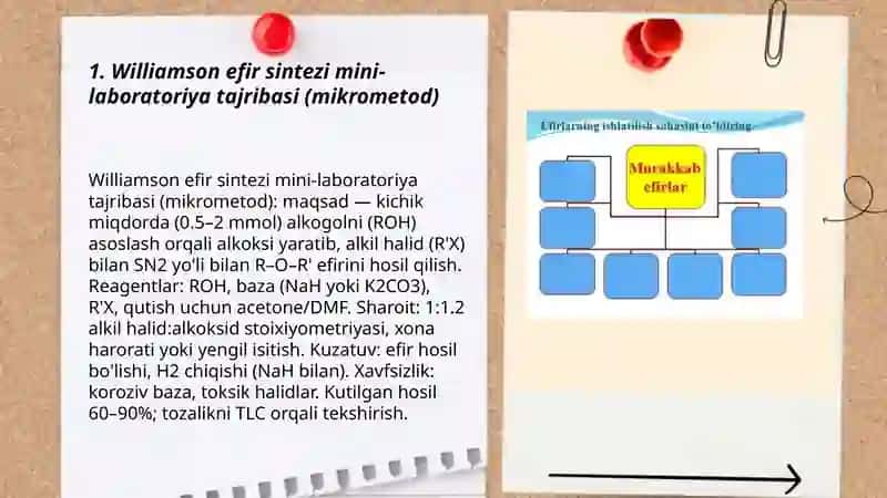 Murakkab Efirlar oqitish tajribalari 3