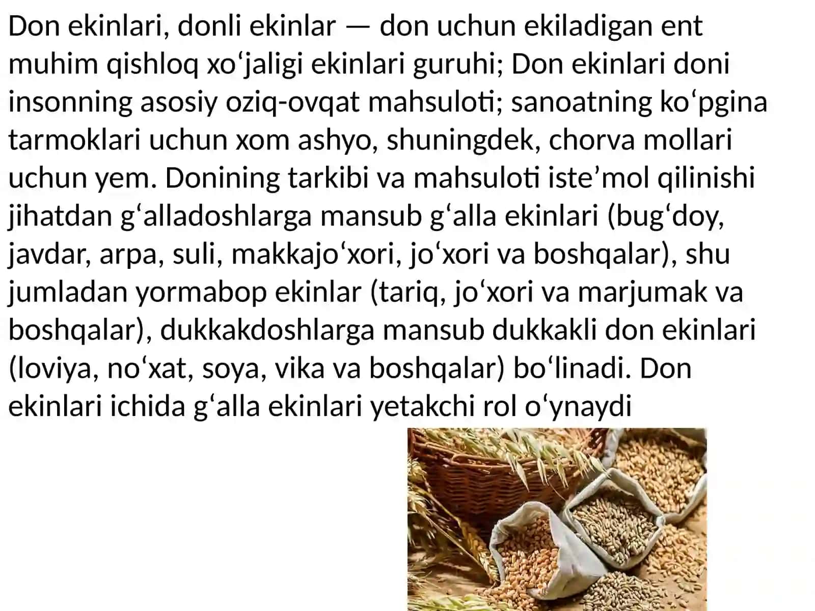 DONLI EKINLAR VA ULARNI YETISHTIRISH TEXNOLOGIYASI 3