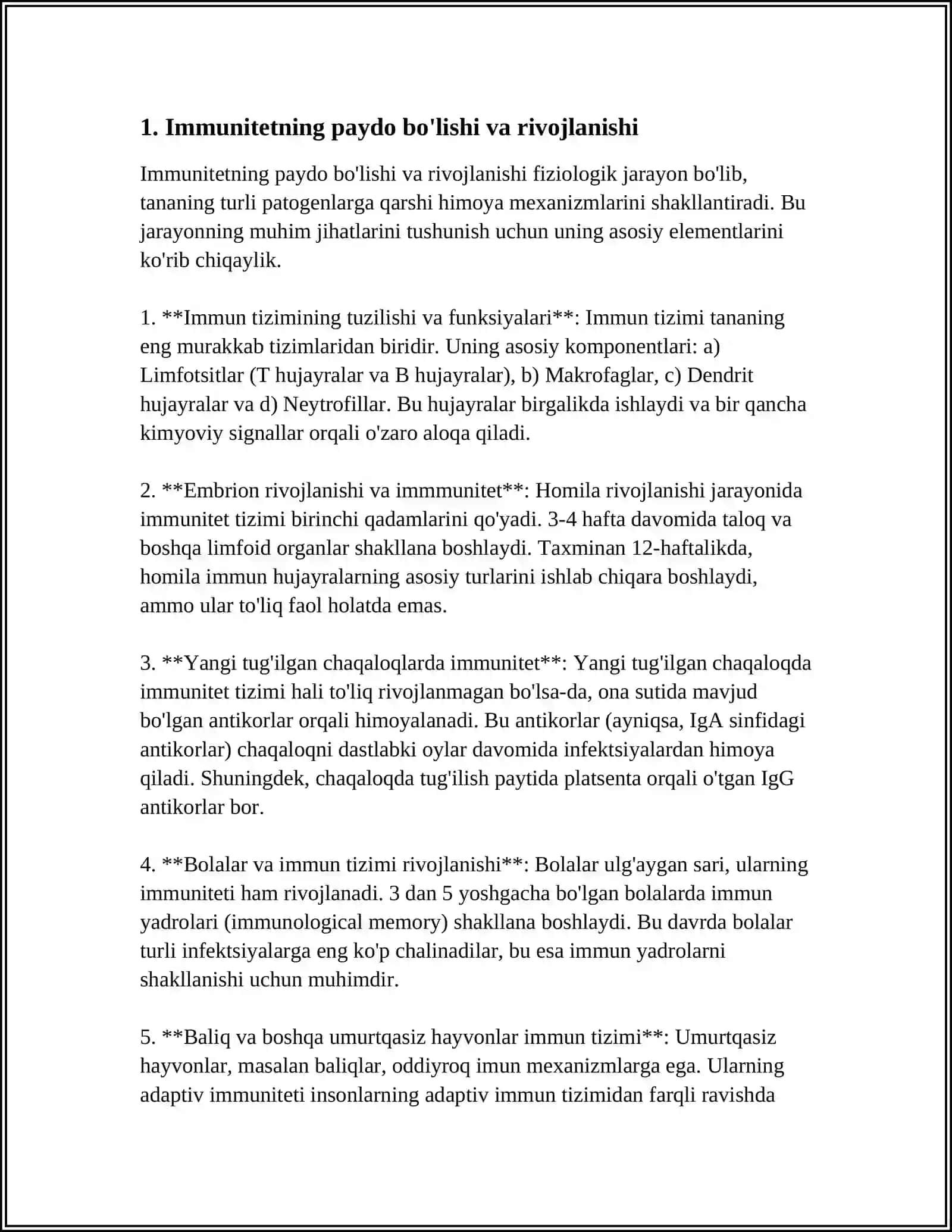IMUNITET NAZARYALARI 3
