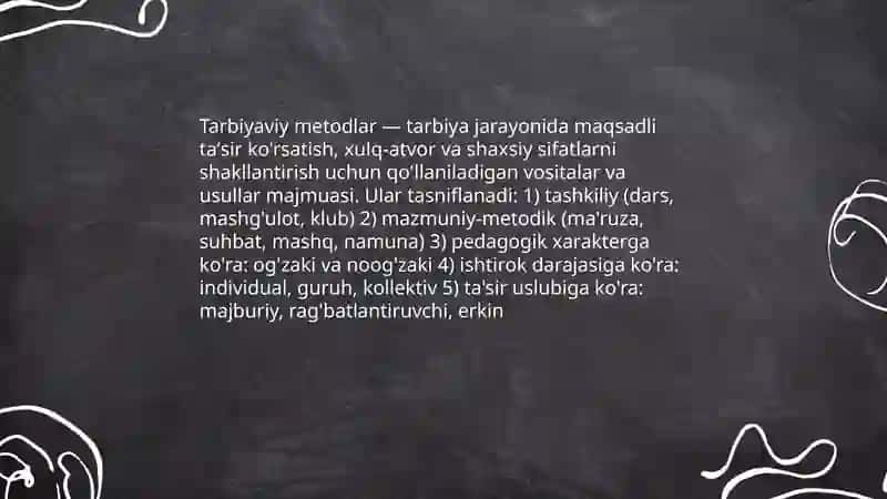 Tarbiyaning umumiy metodlari 3