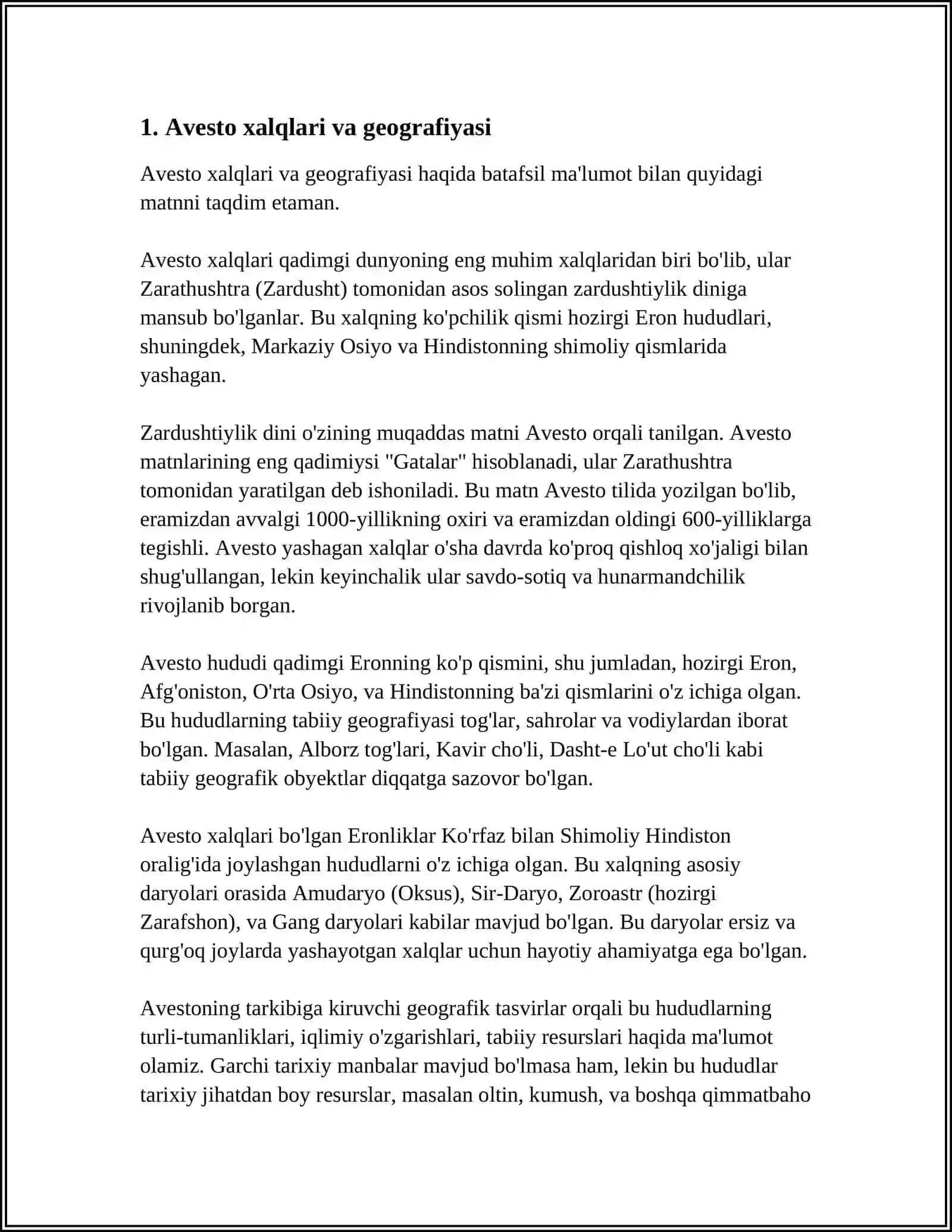 AVESTO XAQIDA BATAFSIL MALUMOT.TARIXI 3