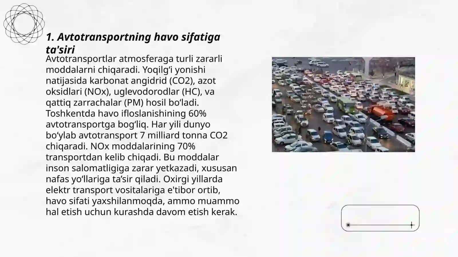 Aftotranportning atrof-muhitga tasiri 3