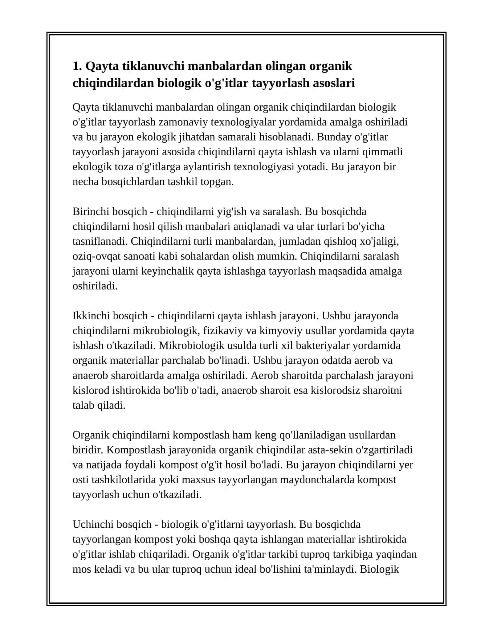 BIOLOGIK O'G'ITLAR TAYYORLASH TEXNOLOGIYASI 3