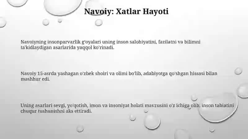 Navoiy gumanizimi 3