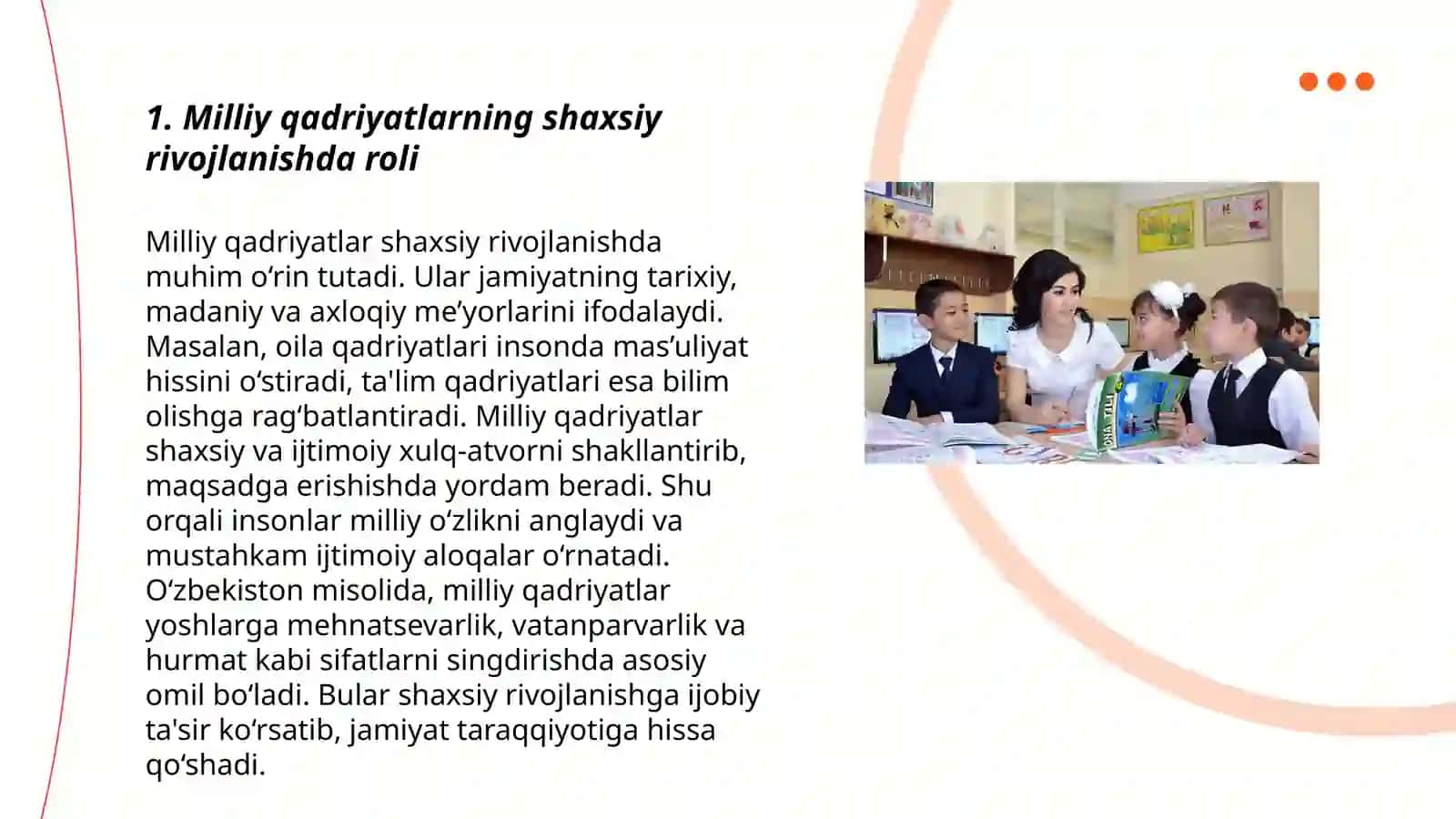 Shaxsning ma'naviy yuksalishida qadriyatlarning ahamiyati 3