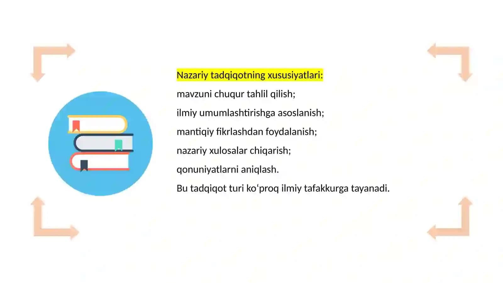 Nazariytadqiqot:xususiyati,maqsadivavazifalari 3