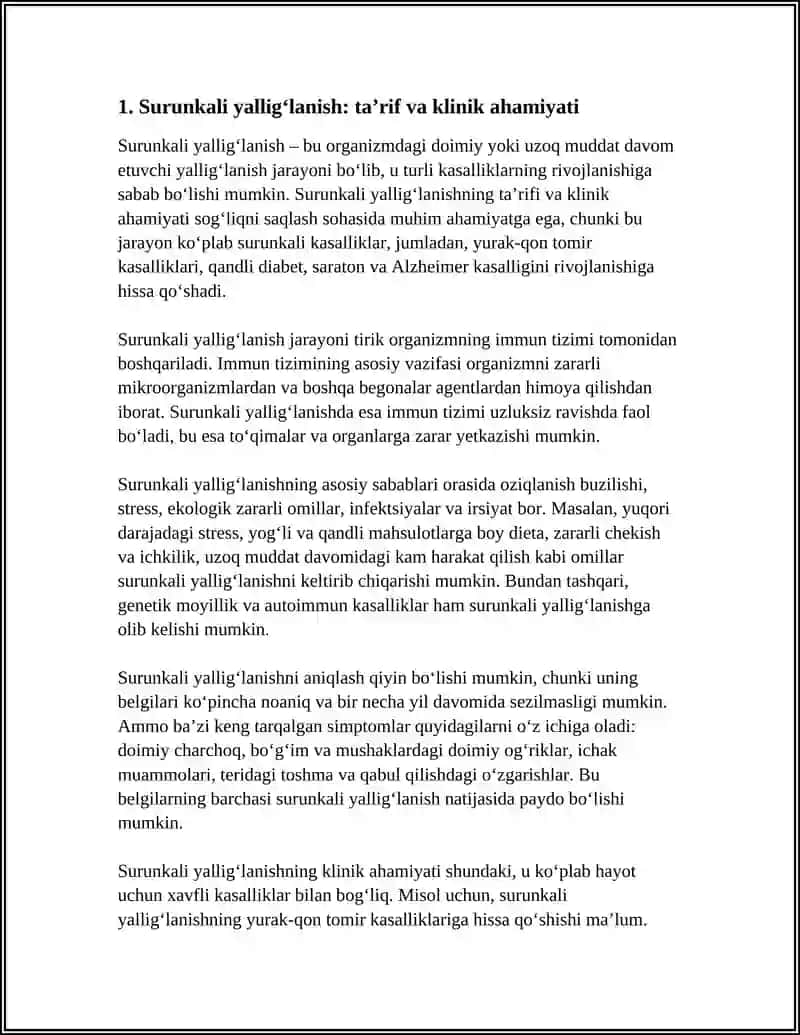 Surunkali yallig‘lanish 3