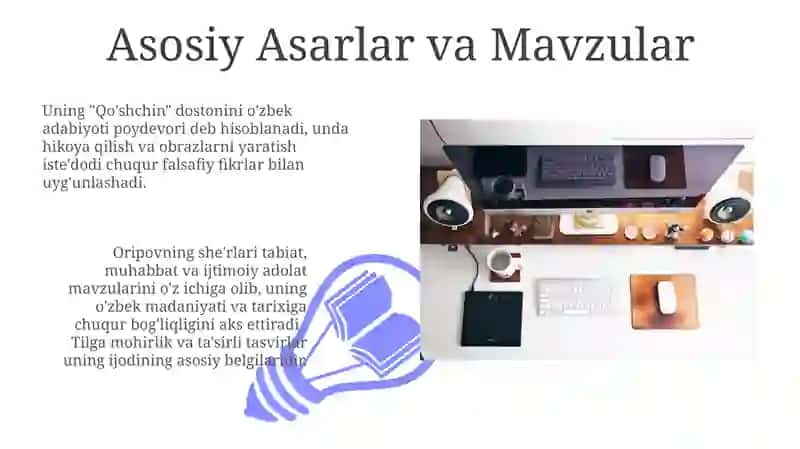 Asosiy Asarlar va Mavzular 3