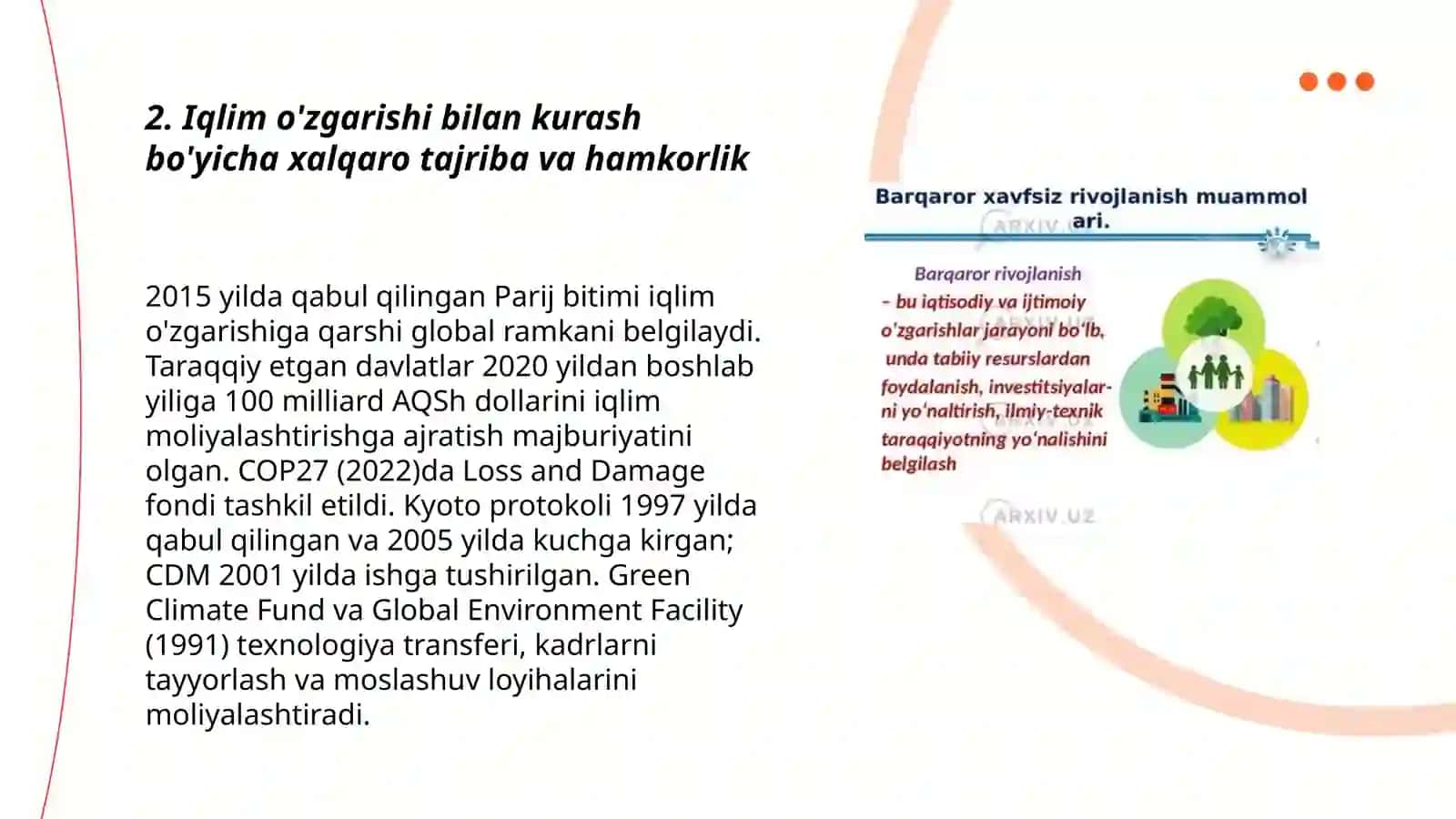 Barqaror rivojlanish uchun xalqaro tajriba va hamkorlik 3