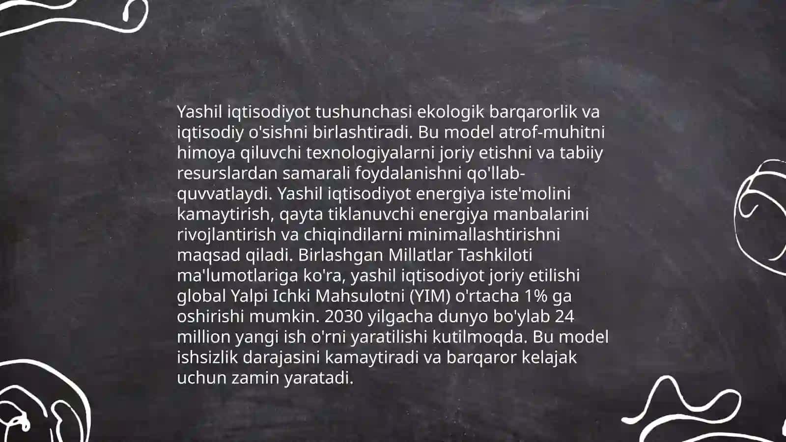 Yashil iqtisodiyotning moxiyati va rivojlanish bosqichlari 3