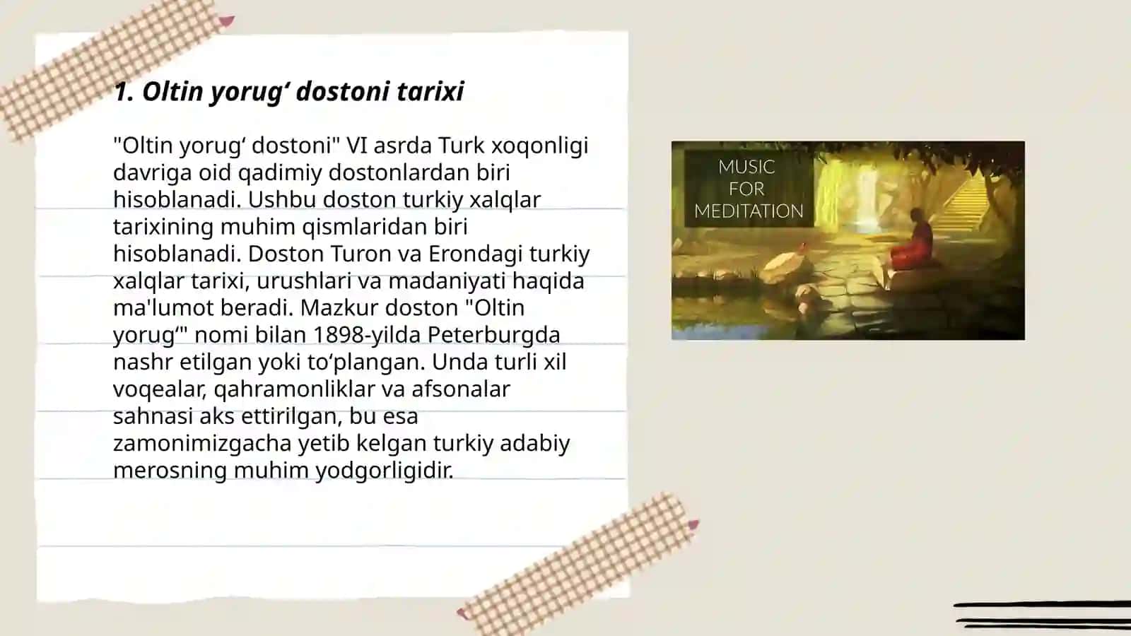 Oltin yorugʻ dostoni va buddaviylik 3
