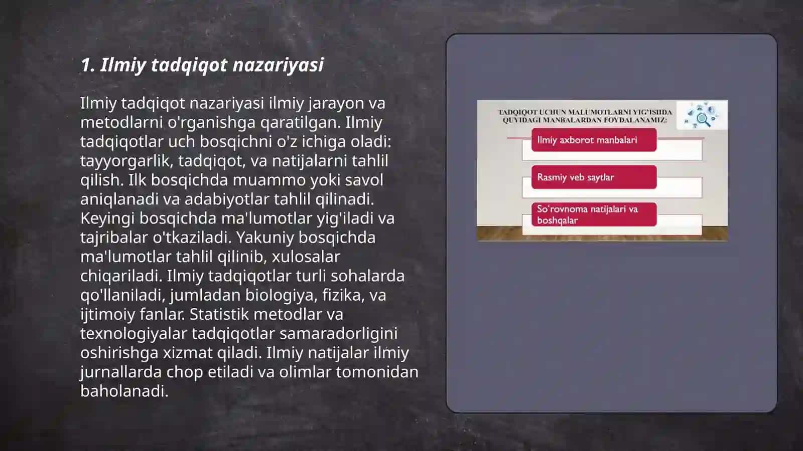 Ilmiy tadqiqot tushunchasi 3