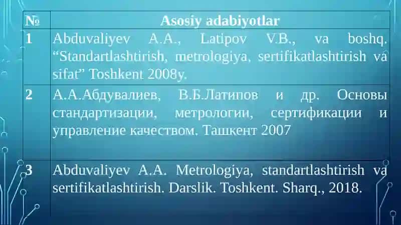 ЎЛЧАШЛАР ВА ЎЛЧАШ ВОСИТАЛАРИ 3