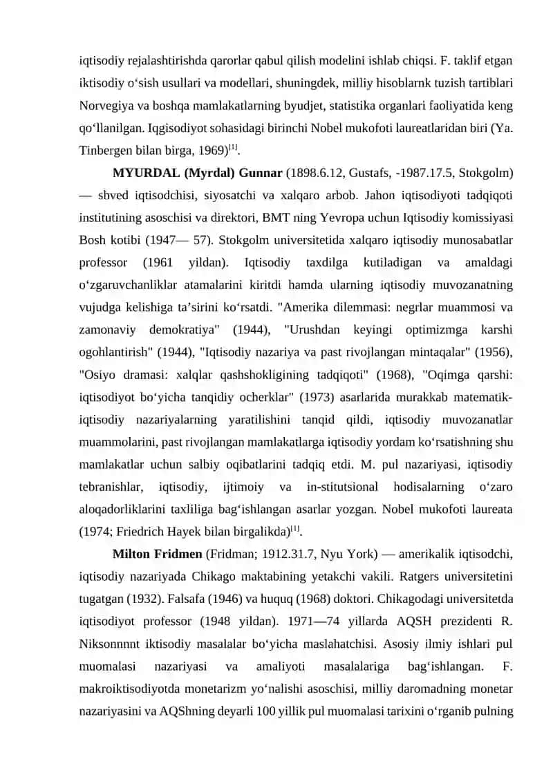 Iqtisodiyot bo’yicha Nobel mukofoti layreati 3