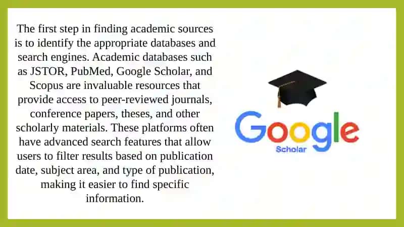 Finding and evaluating academic sources 3