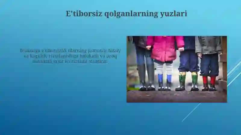 Bolalarga e'tiborsizlik 3