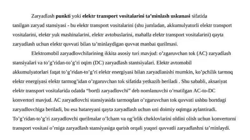 Elektromobillarning quvvatlash tizimi 3